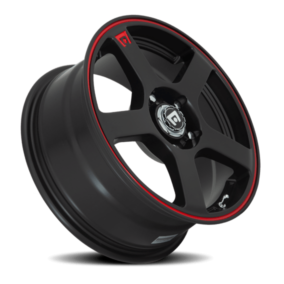 MR116 FS5 MBR Matte Black / Red Stripe