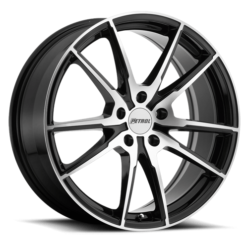 P0A GBM Gloss Black / Machined Cut Face