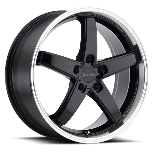 P1B GBM Gloss Black / Machined Cut Lip