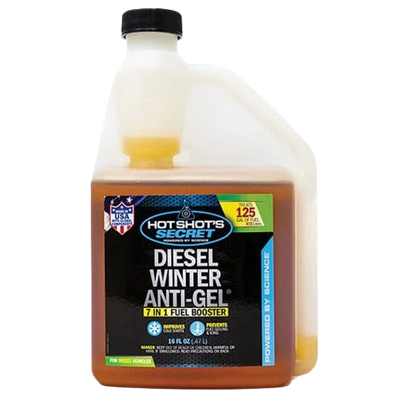 Hot Shot's Secret Diesel Winter Anti-Gel is a crucial diesel fuel additive designed to enhance co...