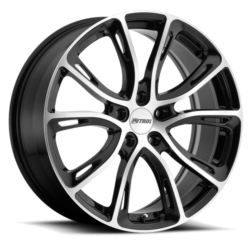 P5A GBM Gloss Black / Machined Cut Face