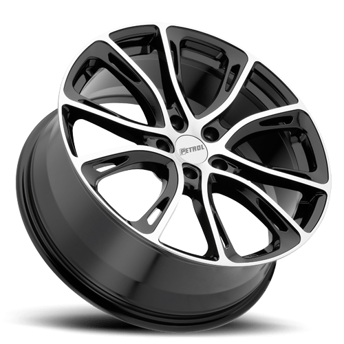 P5A GBM Gloss Black / Machined Cut Face