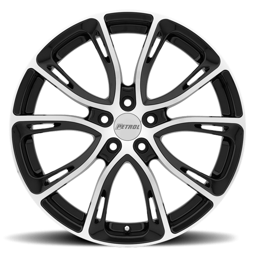 P5A GBM Gloss Black / Machined Cut Face