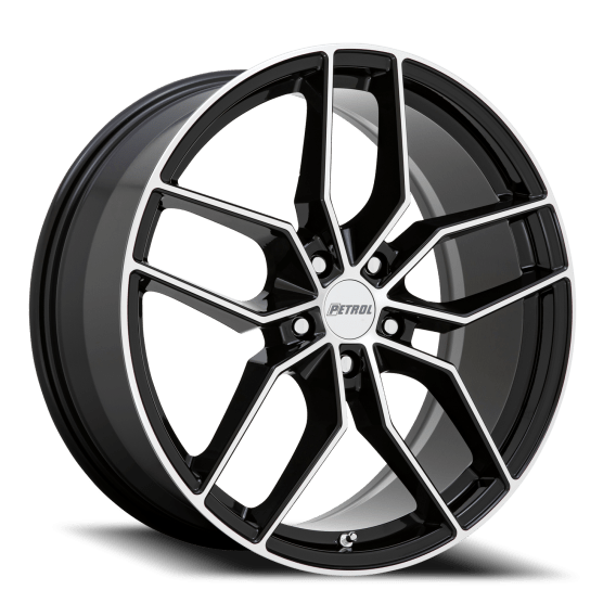 P5C GBM Gloss Black / Machined Face