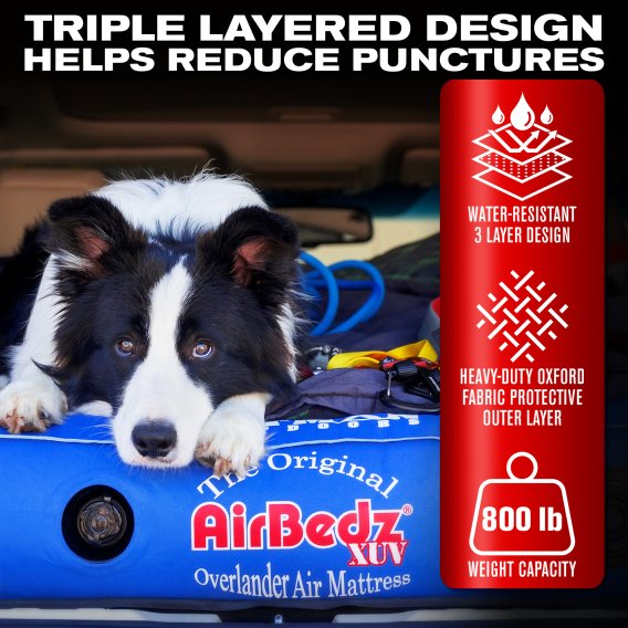AirBedz XUV by Pittman Outdoors - PPI-BLU_XUV JEEP, SUV & Crossover Vehicle Rear Seats Down Air M...