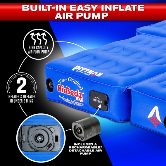 AirBedz Bronco Mattress PPI-BRONC Rear Seats Down Air Mattress - 2 Piece