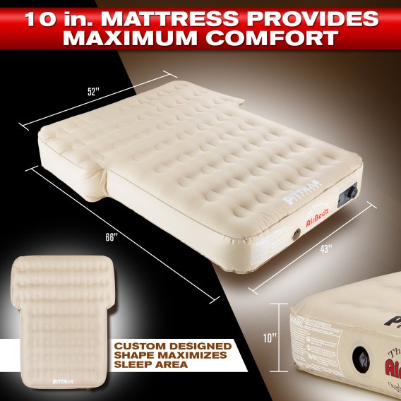 AirBedz XUV by Pittman Outdoors - PPI-TAN_XUV JEEP, SUV & Crossover Vehicle Rear Seats Down Air M...