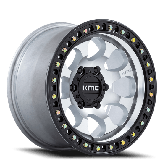 Riot SBL KM550 DB Machined Silver / Satin Black Lip