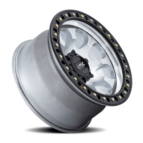 Riot SBL KM550 DB Machined Silver / Satin Black Lip