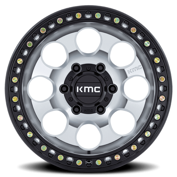 Riot SBL KM550 DB Machined Silver / Satin Black Lip