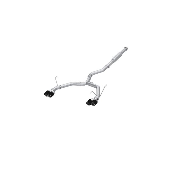23-Up Subaru WRX 2.4L T304 Stainless Steel 3 Inch Cat-Back Dual Split Rear Quad Carbon Fiber Tips...