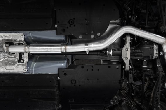 23-Up Subaru WRX 2.4L T304 Stainless Steel 3 Inch Cat-Back Dual Split Rear Quad Carbon Fiber Tips...