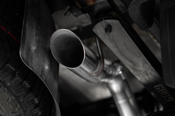 2023-Up Chevrolet/GMC Colorado/Canyon 2.7L Aluminized Steel 3 Inch Cat-Back Exhaust Single High C...