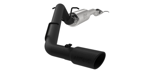 3 Inch Cat Back Exhaust System Single Side Black Coated For 15-16 Colorado/Canyon MBRP