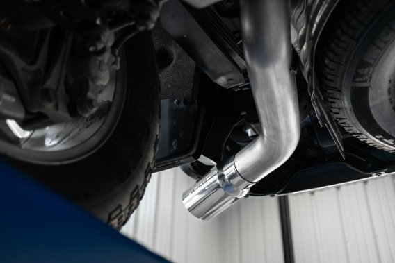 4 Inch Cat Back Exhaust System Single Side Exit 20-Up Silverado/Sierra 2500/3500 HD 6.6L V8 Armor...