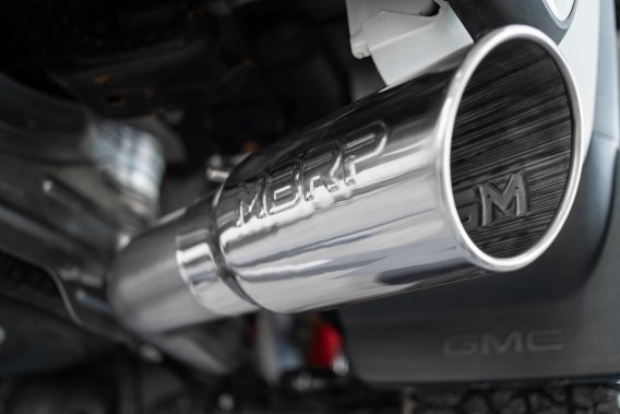 4 Inch Cat Back Exhaust System Single Side Exit 20-Up Silverado/Sierra 2500/3500 HD 6.6L V8 Armor...