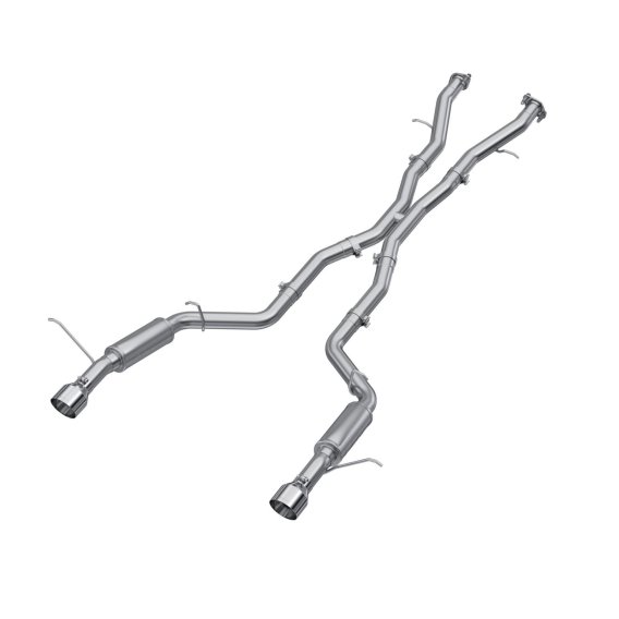 2018-2024 Dodge Durango SRT SRT Hellcat 6.2L/6.4L Armor Lite Aluminized Steel 3 Inch Cat-Back Dua...