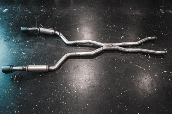 2018-2024 Dodge Durango SRT SRT Hellcat 6.2L/6.4L Armor Lite Aluminized Steel 3 Inch Cat-Back Dua...