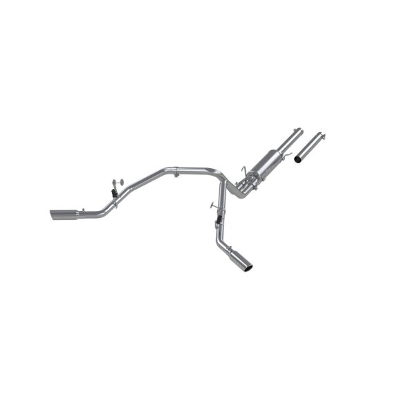 3 Inch Cat Back Exhaust System Dual Split Side Aluminized Steel For 04-05 Dodge Ram Hemi 1500 MBR...