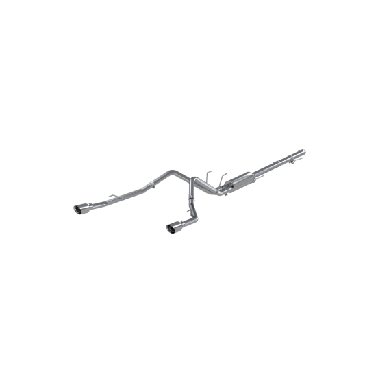 Cat Back Exhaust System Dual Split Rear T304 Stainless Steel Through Stock Bumper For 09-18 RAM 1...