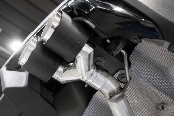 Axle-Back 2.5 inch Dual Rear Quad Tips 20-Up Explorer/Aviator MBRP