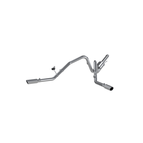 3 Inch Cat Back Exhaust System Dual Split Side Aluminized Steel For 04-08 Ford F-150 MBRP