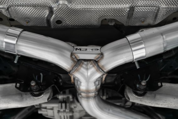 21-Up Ford Bronco Sport 2.0L EcoBoost Aluminized Steel 2.5 Inch Resonator-Back Dual Split Rear Ex...
