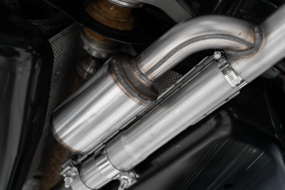 21-Up Ford Bronco Sport 2.0L EcoBoost Black Coated Aluminized Steel 2.5 Inch Resonator-Back Dual ...
