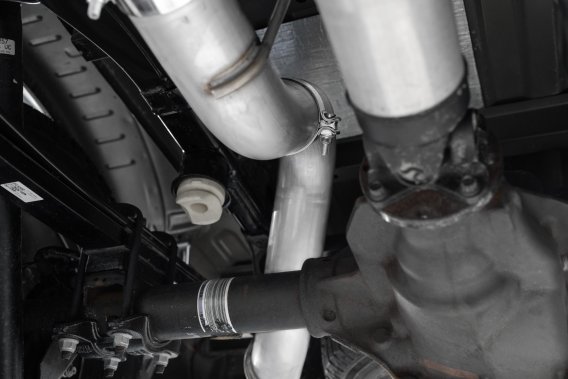 21-Up Ford F-150 4 Inch Cat Back Single Side Race Version 304 Stainless Steel Exhaust System MBRP