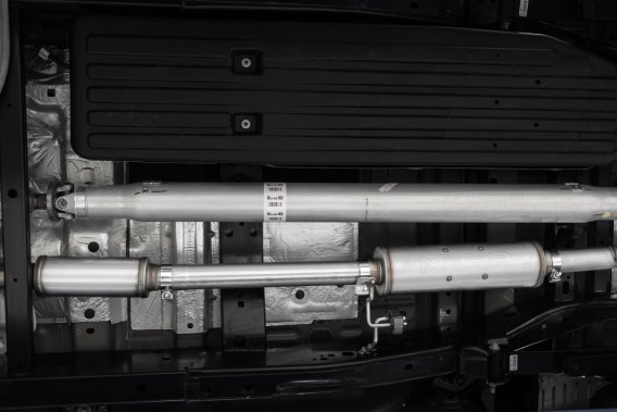 21-Up Ford F-150 Armor Pro Series T304 Stainless Steel 3 Inch Cat-Back Single Side Exhaust System...