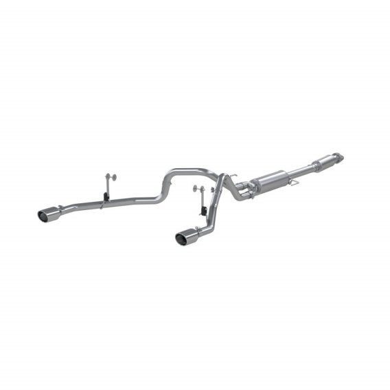 21-Up Ford F-150 Aluminized Steel 3 Inch Cat-Back 2.5 Inch Dual Split Rear Exhaust System MBRP