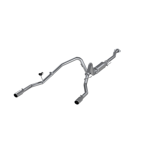 2.5 Inch Cat Back Exhaust System Dual Rear Exit For 11-14 Ford F-150 V6 EcoBoost Aluminized Steel...