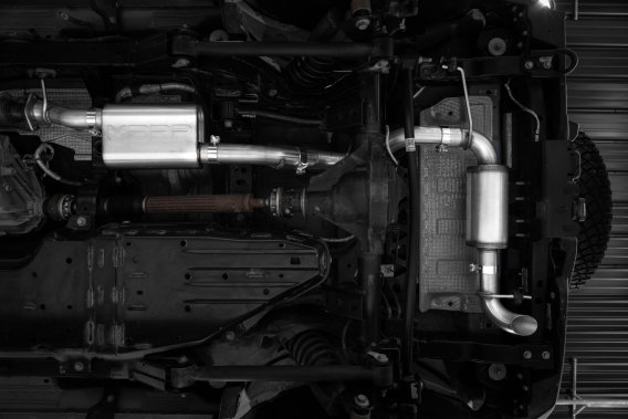 2021-Up Ford Bronco 2.3L/2.7L T304 Stainless Steel 3 Inch Cat-Back Single High Clearance Rear Exi...