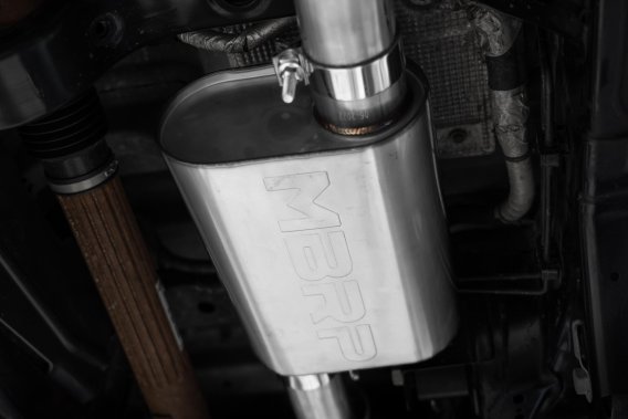 2021-Up Ford Bronco 2.3L/2.7L T304 Stainless Steel 3 Inch Cat-Back Single High Clearance Rear Exi...