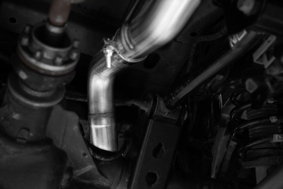 2021-Up Ford Bronco 2.3L/2.7L T304 Stainless Steel 3 Inch Cat-Back Single High Clearance Rear Exi...