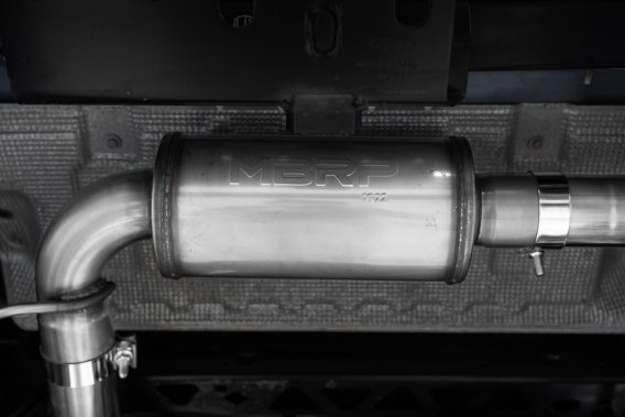 2021-Up Ford Bronco 2.3L/2.7L Aluminized Steel 3 Inch Cat-Back Single High Clearance Rear Exit To...