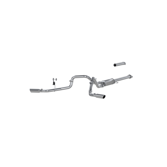 2.5 Inch Cat Back Exhaust System For 15-20 Ford F-150 2.7L/3.5L EcoBoost Dual Side Exit Aluminize...