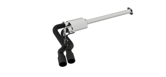 3 Inch Cat Back Exhaust System For 15-20 Ford F-150 Single Side Dual Black MBRP