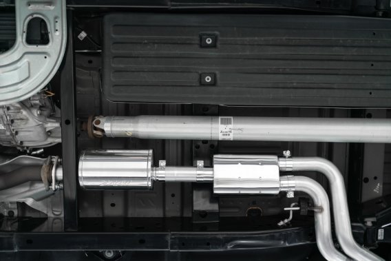 3 Inch Cat Back Exhaust System Pre-Axle Dual Outlet T304 Stainless Steel Street Version For 15-20...