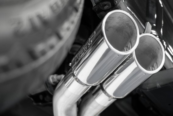 3 Inch Cat Back Exhaust System Pre-Axle Dual Outlet T304 Stainless Steel Street Version For 15-20...
