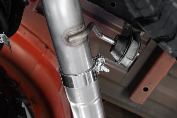 2021-Up Ford F-150 Raptor 3.5L EcoBoost HO 3 Inch Axle-Back Dual Rear Exit T304 Stainless Steel w...