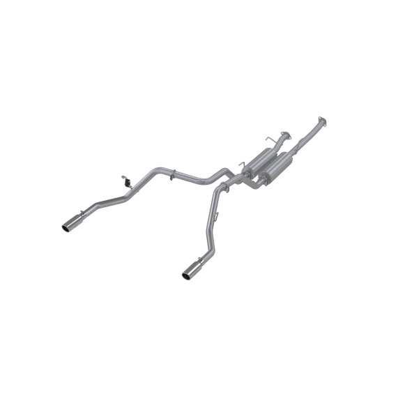 Cat Back Exhaust System Dual Split Rear Aluminized Steel For 09-21 Toyota Tundra 5.7L MBRP