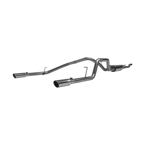 Cat Back Exhaust System Dual Split Rear T409 Stainless Steel For 04-15 Nissan Titan 5.6L MBRP