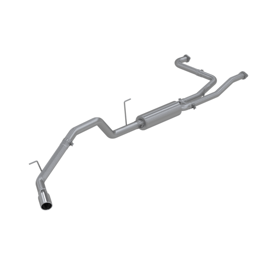 Cat Back Exhaust System Single Side T409 Stainless Steel For 04-15 Nissan Titan 5.6L Extended/Cre...