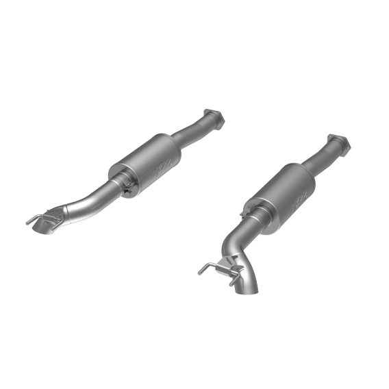 Mercedez Benz 3 Inch Cat Back Exhaust System Dual Side Turn Down For 12-18 Mercedes-Benz W463 G-C...
