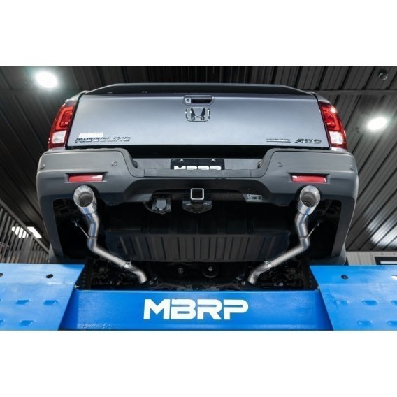 T304 Stainless Steel 2.5 Inch Cat-Back Dual Rear Exit 2021-Up Honda Ridgeline 3.5L MBRP