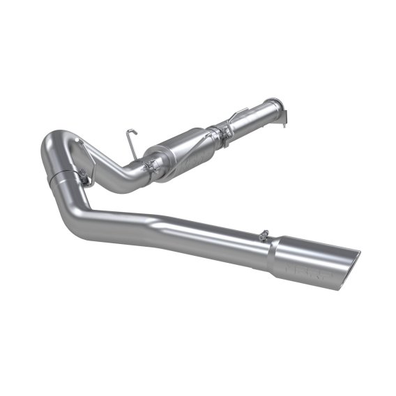 4 Inch Cat Back Exhaust System Single Side Exit Aluminized Steel For 04-07 Dodge Ram 2500/3500 Cu...