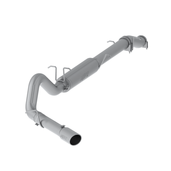 4 Inch Cat Back Exhaust System Single Side Stock Cat Exit T409 Stainless Steel For 03-07 Ford F-2...