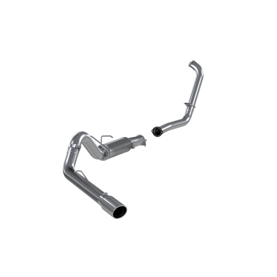 4 Inch Turbo Back Single Side Stock Cat Exit Aluminized Steel For 03-05 Ford Excursion 6.0L MBRP