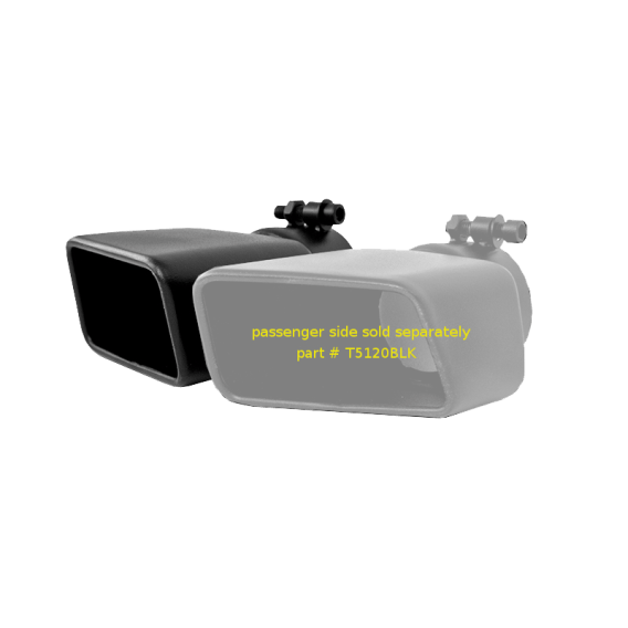 Exhaust Tip Rectangle Angled Cut Fits 3 Inch Systems Driver Side MBRP